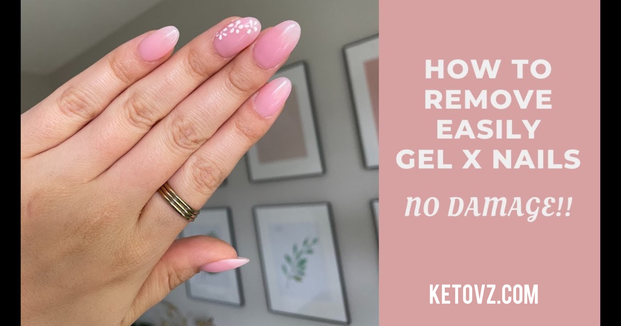 how to remove gel x nails